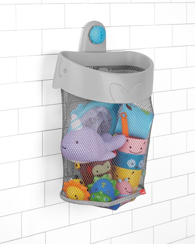 MOBY Get The Scoop Bath Toy Organizer - Waterproof Storage for Kids Bath Toys | Perfect for Bathtub, Shower & Poolside Organization