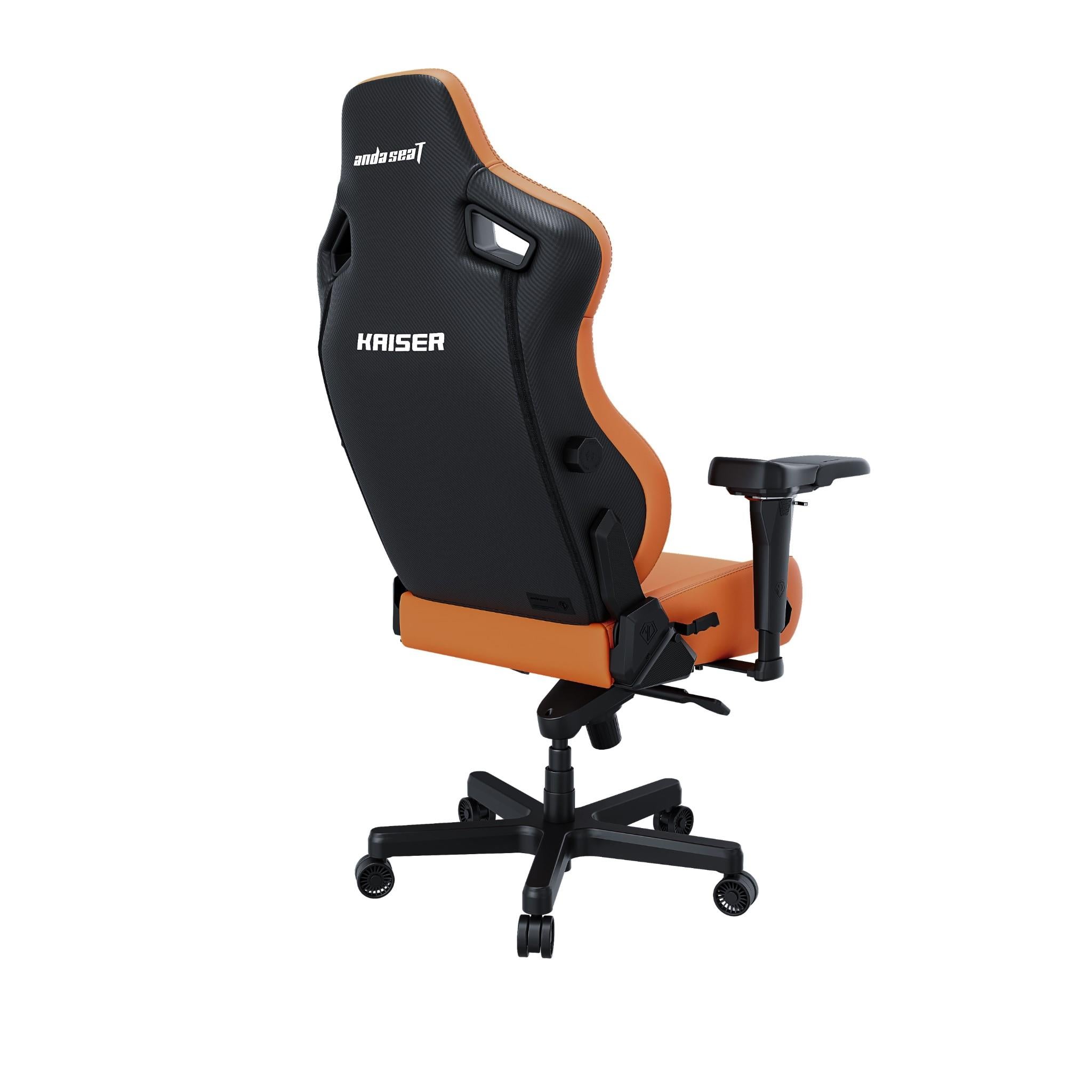 Anda Seat Kaiser 4 Series XL Premium Gaming Chair - Ergonomic Racing Style Computer Chair with Lumbar Support, Adjustable Armrests - Perfect for PC Gaming, Office Work & Home Theater (Blaze Orange)