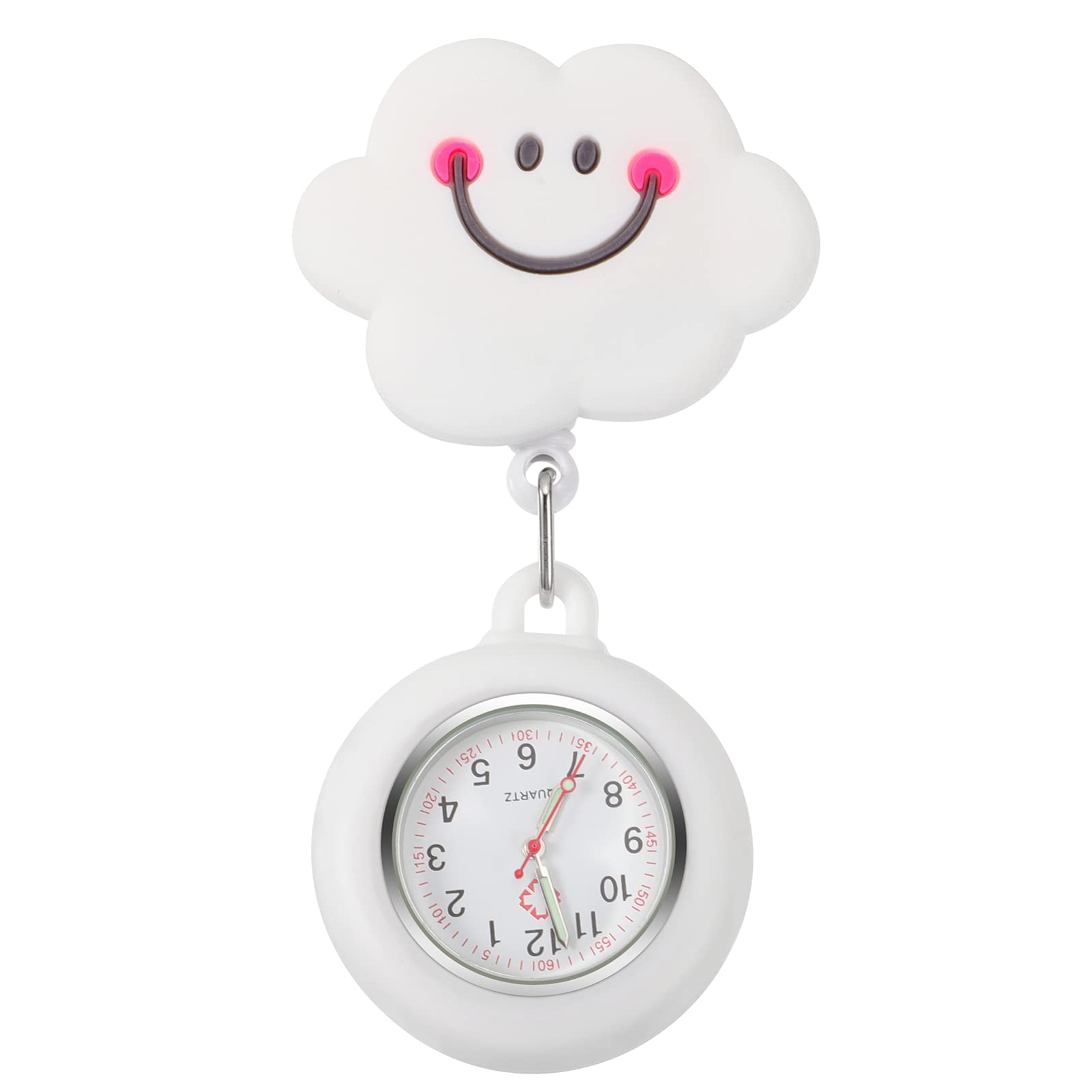 iplusmile Retractable Nurse Watch with Second Hand - Clip on Lapel Digital Pocket Watch for Nurses, Doctors, Students & Women - Perfect for Medical Shifts, Clinical Rotations & Time Management