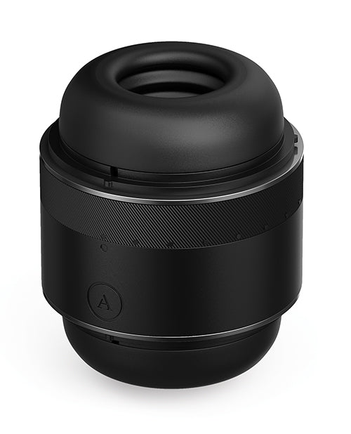 Arcwave Voy Adjustable Silicone Stroker for Men - Compact & Dual-End Design - Black/Grey - Perfect for Solo Pleasure & Couples Play