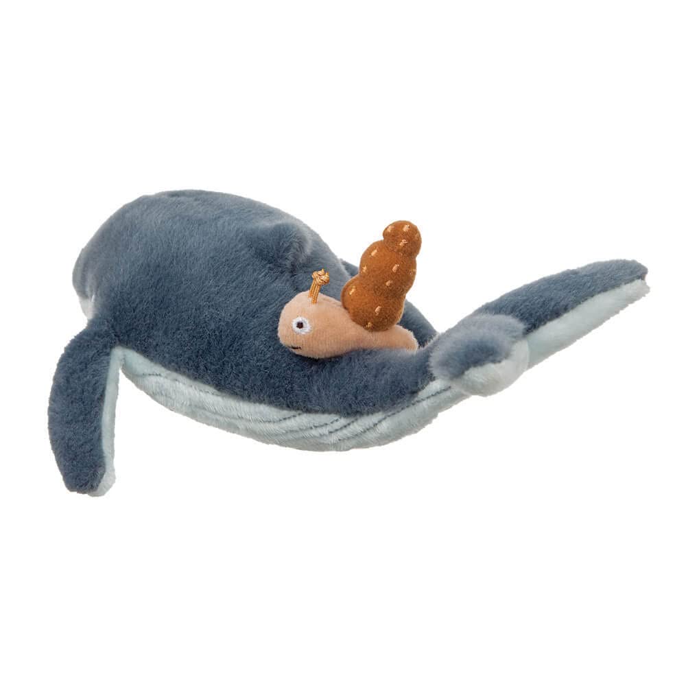 AURORA 7in Grey Snail and The Whale Plush Stuffed Animal Toy - Inspired by Julia Donaldson & Axel Scheffler's Book - Perfect for Kids' Bedtime, Storytime Gifts & Nursery Decor (Model 61238)