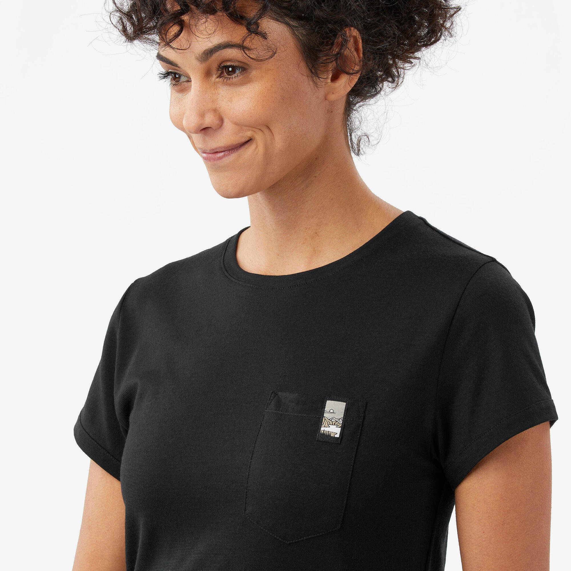 Simond Women's TRAVEL 900 100% Merino Wool T-Shirt - Soft & Breathable Travel & Outdoor Tee for Hiking, Camping & Everyday Wear