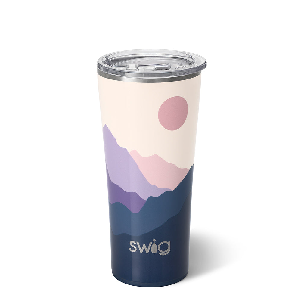 22oz Moon Shine Stainless Steel Tumbler with Lid - Insulated Travel Mug for Hot & Cold Drinks, Perfect for Camping, Hiking, Office & Gym Use