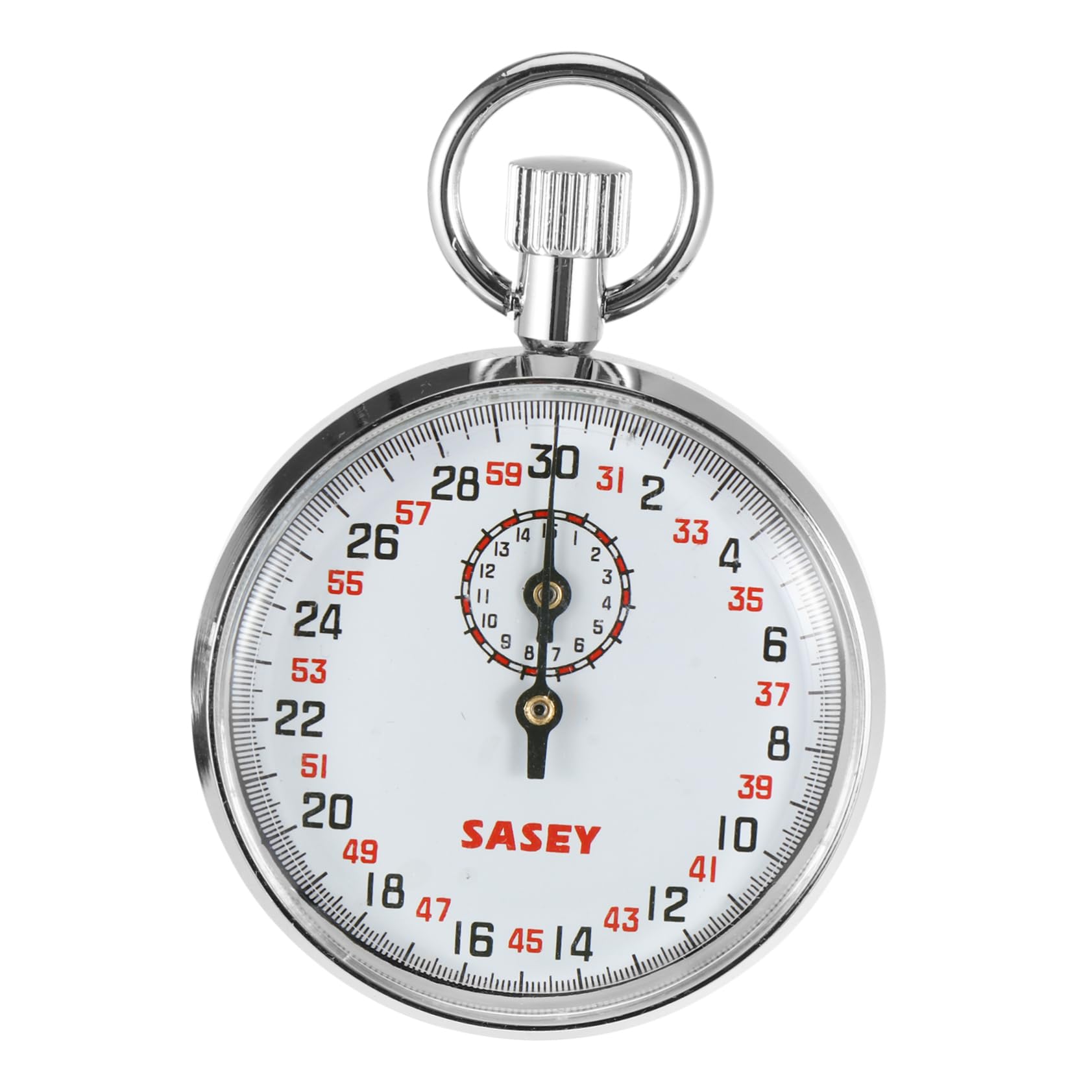 WHAMVOX Lightweight Physics Teaching Stopwatch - 30S Metal Second Timer for Science Lab Experiments, Classroom Education & STEM Learning Activities