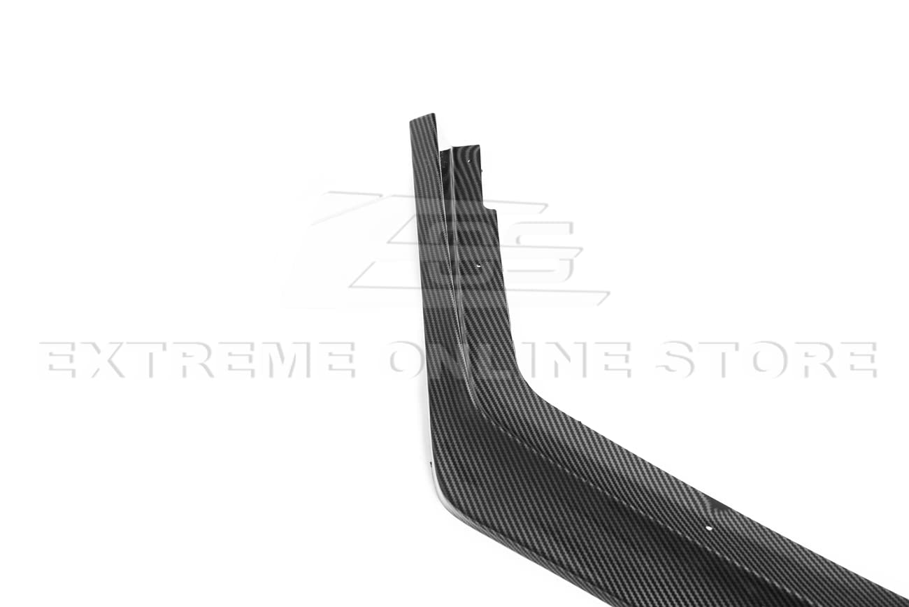 2018-2021 Subaru WRX & WRX STi JDM ChargeSpeed Style Front Bumper Lip Splitter - ABS Plastic Hydro-Dipped Carbon Fiber Replacement | Aggressive Street Look & Track Performance Enhancement
