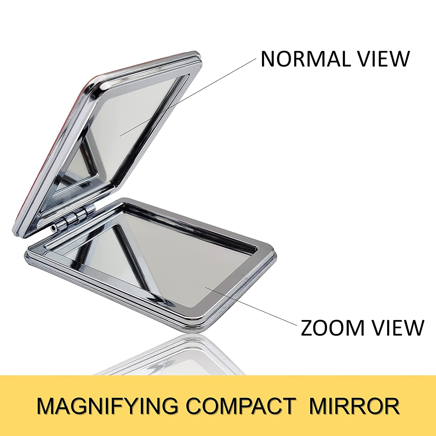 VR Creatives Dream Catcher Print Compact Makeup Mirror - Portable Cute Hand Mirror with Keychain | Perfect for Travel, Purse & Cosmetics Touch-ups