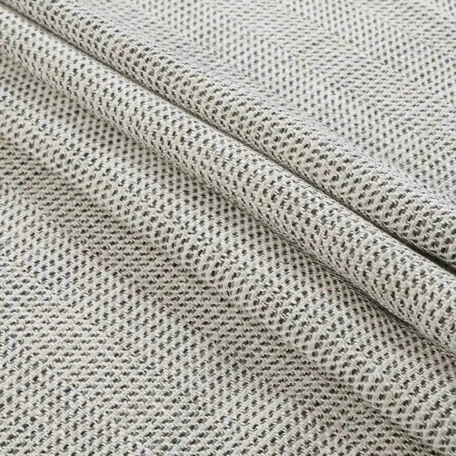 Reid Herringbone Curated Pleated Window Drapes - Elegant Blackout Curtains for Living Room & Bedroom
