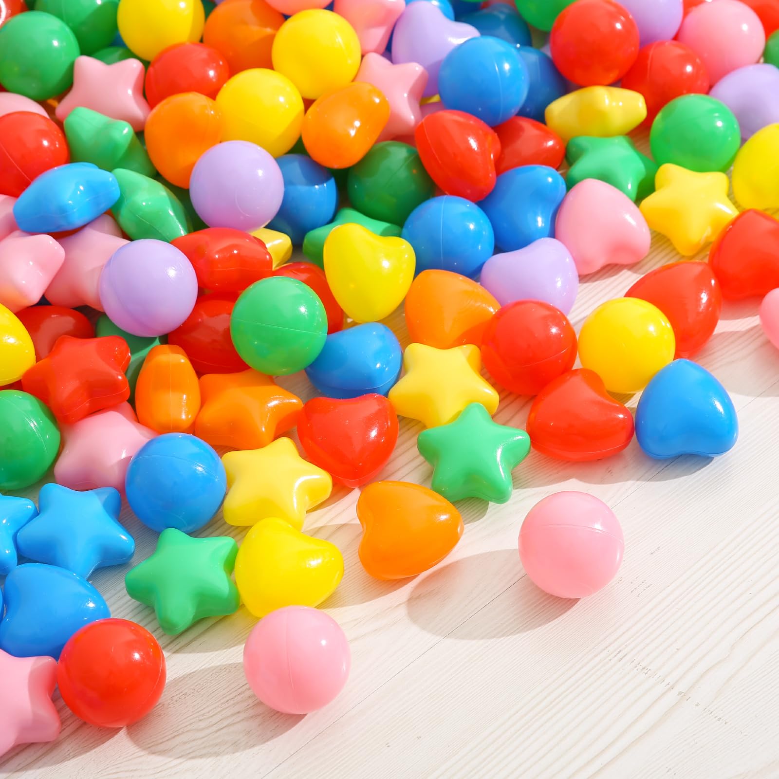 100/200/500/1000 Phthalate-Free & BPA-Free Crush-Proof Plastic Ball Pit Balls for Toddlers - Reusable Kids Play Toys with Storage Bag for Indoor & Outdoor Use - Perfect for Playrooms, Birthday Parties, and Sensory Play Activities