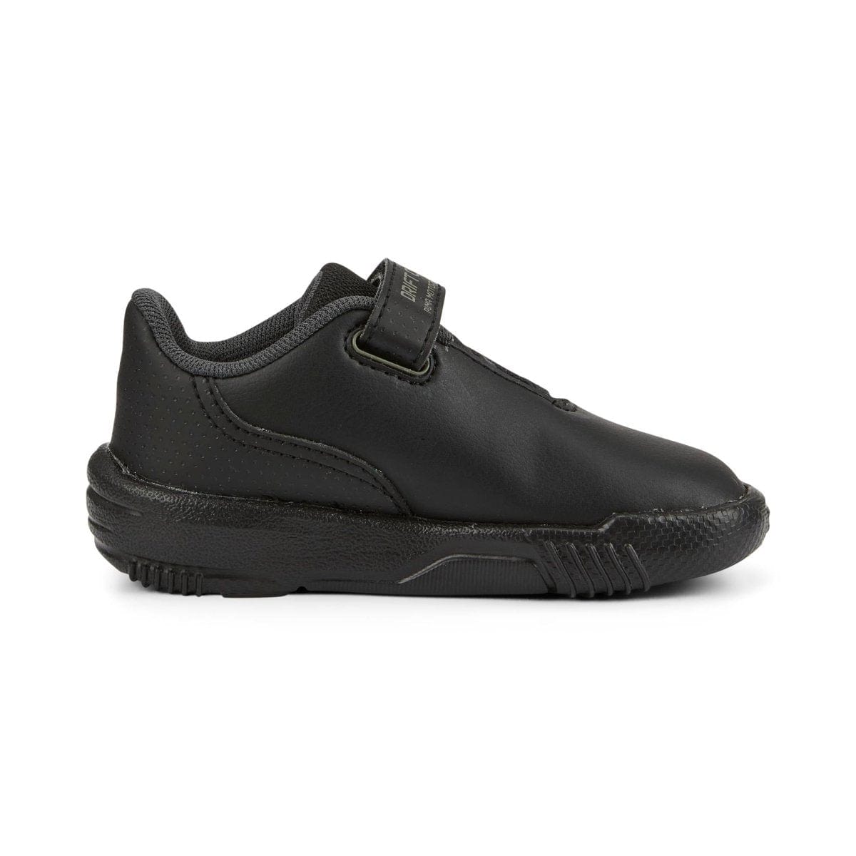 PUMA Kids Scuderia Ferrari Drift Cat Decima Hook & Loop Motorsport Black Sneakers - Lightweight & Comfortable for Boys & Girls - Perfect for Racing, School & Casual Wear
