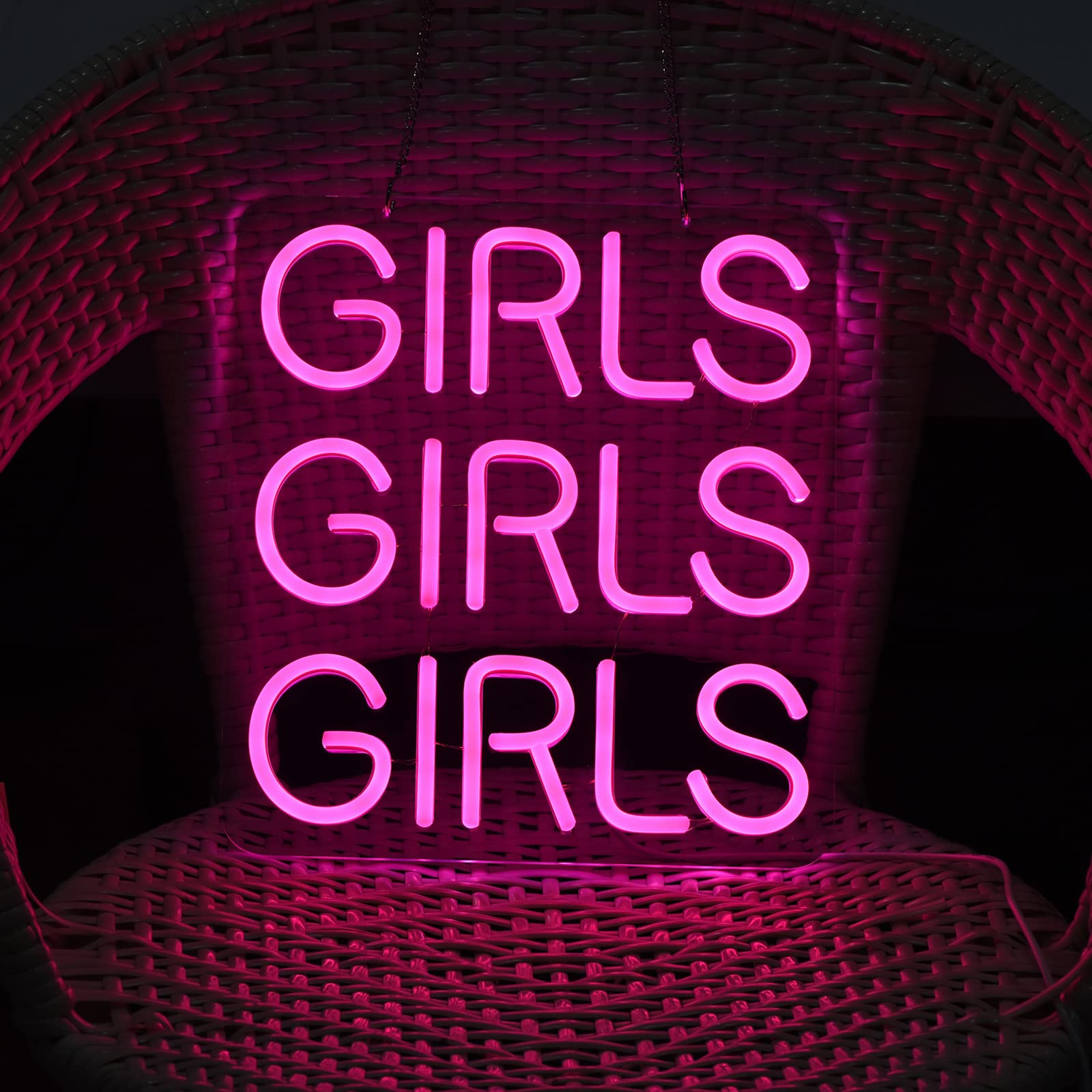 Custom Pink LED Neon Sign for Girls - Beer Bar Wall Art Decor with Dimmer, Perfect for Bedroom, Office, Hotel, Pub, Cafe, Man Cave & Game Room | Durable Neon Lights for Home & Business Decor
