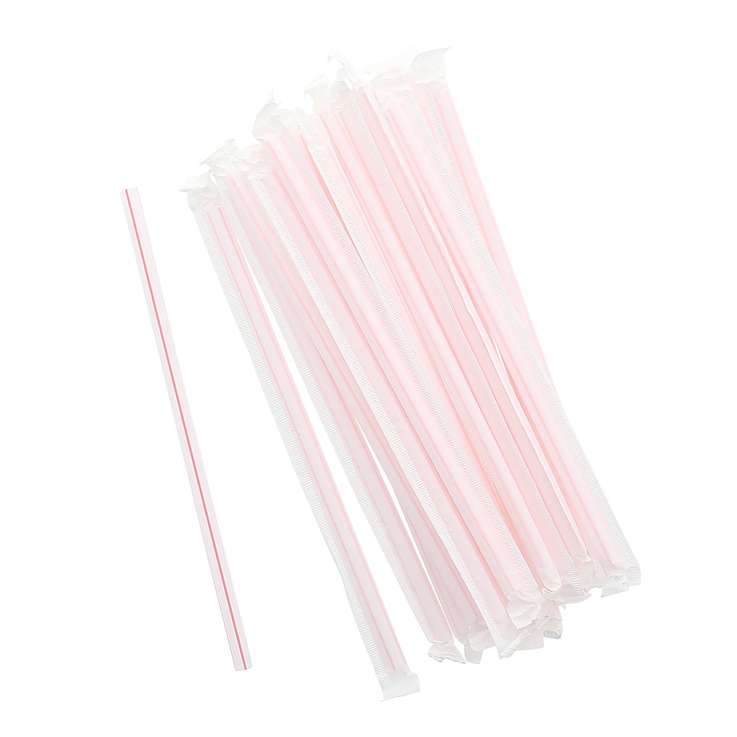 AmerCareRoyal Giant Plastic Straws 7.75