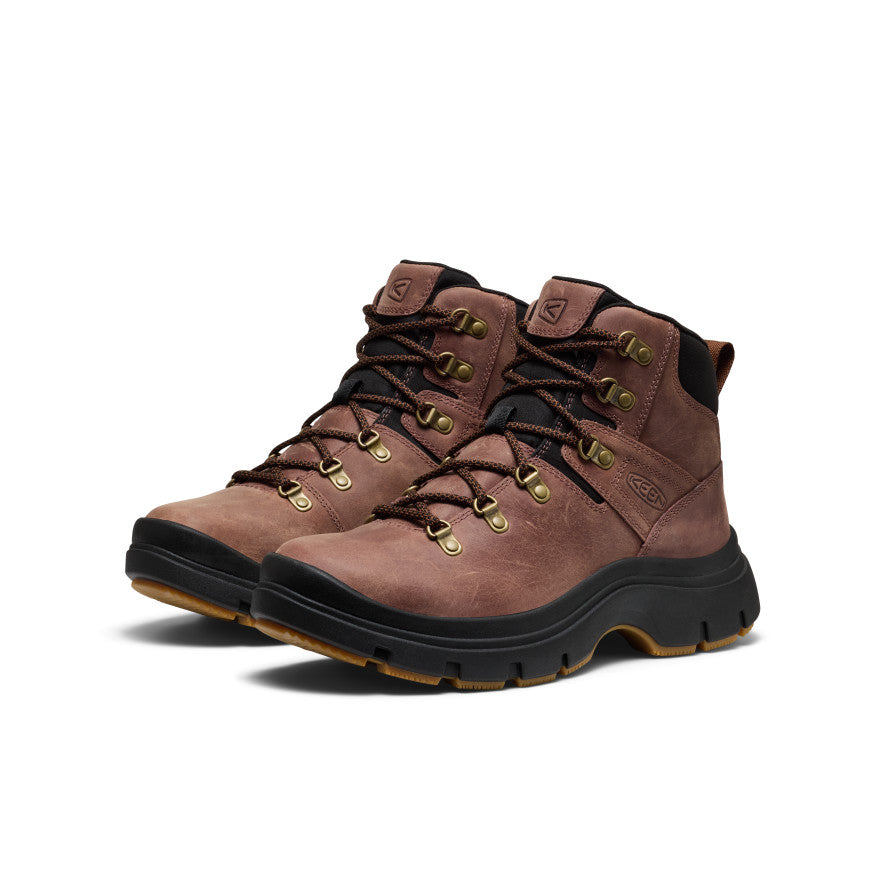 Women's Kosa Leather Boots - Waterproof Ankle Boots for Women | Nutmeg Brown | Comfortable & Stylish for Fall, Winter & Outdoor Activities