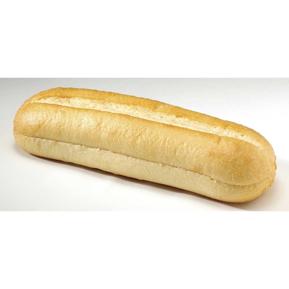 Flowers Foods European Bakers 6 Inch Sliced White Hoagie Rolls - 6 Pack (12 Packs per Case) | Perfect for Sandwiches, Subs & Party Platters