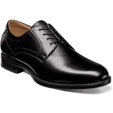Florsheim Midtown Plain Toe Oxford Dress Shoes for Men - Black, Medium & Wide Width - Perfect for Business, Office & Formal Events