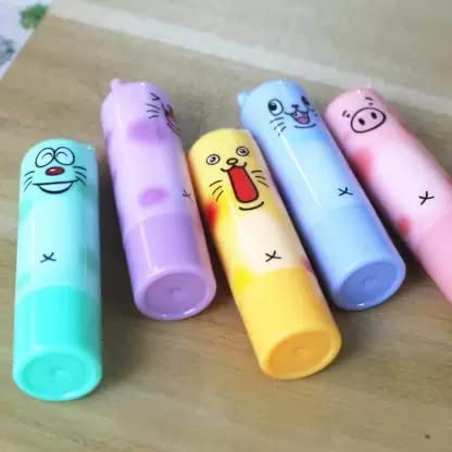 Cartoon-Shaped Lip Balm for Dry Lips - Moisturizing & Nourishing Lip Care - Perfect for School, Work, and Outdoor Activities