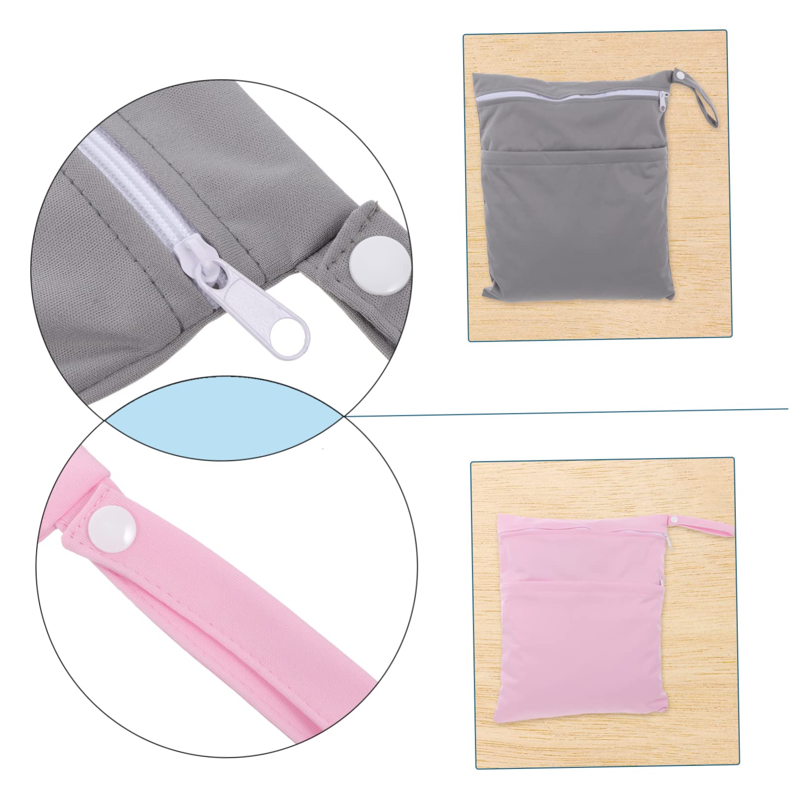 GREENADSCAPE Diaper Storage Bag - Waterproof Diaper Organizer for Travel, Baby Essentials Storage & Mom's On-the-Go Needs | Perfect for Nursery, Stroller & Diaper Bag Organization
