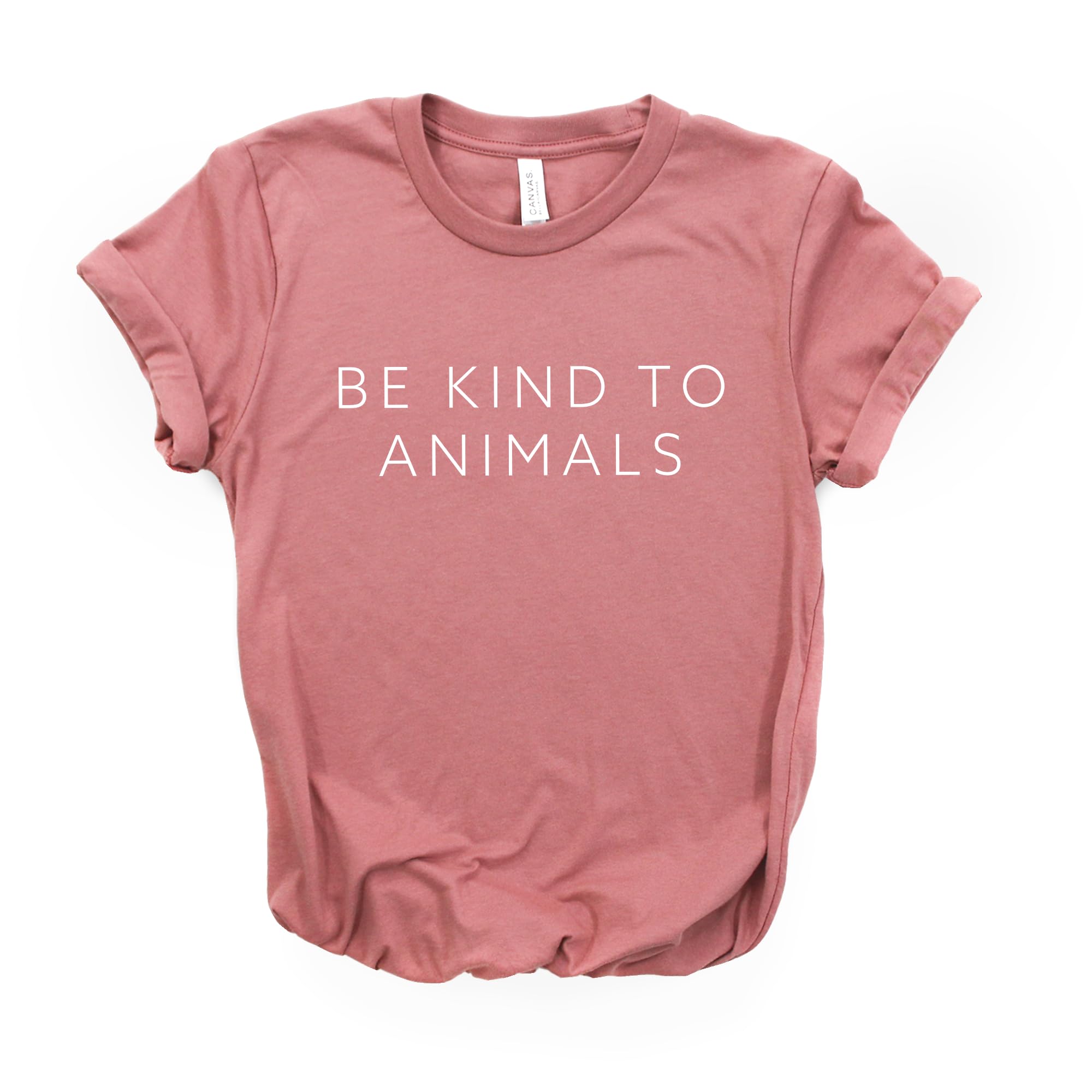 Animal Rescue T-Shirt - Be Kind to Animals Shirt for Men & Women - Soft Unisex Cotton Tee - Animal Lover & Rights Support - Perfect for Pet Adoption Events & Wildlife Conservation Activities