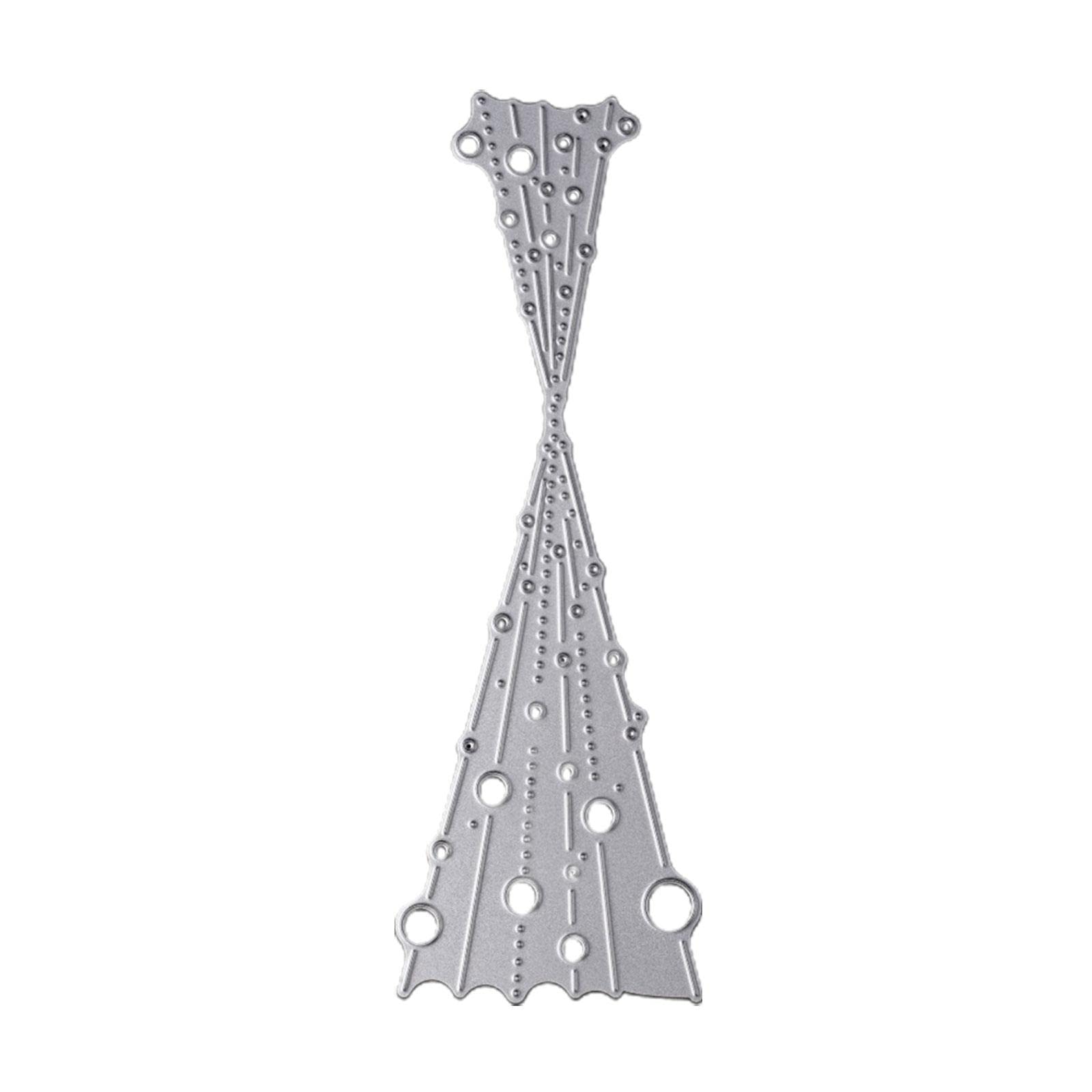 Christmas Bubble Spotty Line Cutting Dies - Metal Christmas Decor Carbon Steel Die Cut for DIY Scrapbooking, Card Making, Album Paper Crafts - Perfect for Holiday Greeting Cards, Gift Tags, and Festive Home Decor