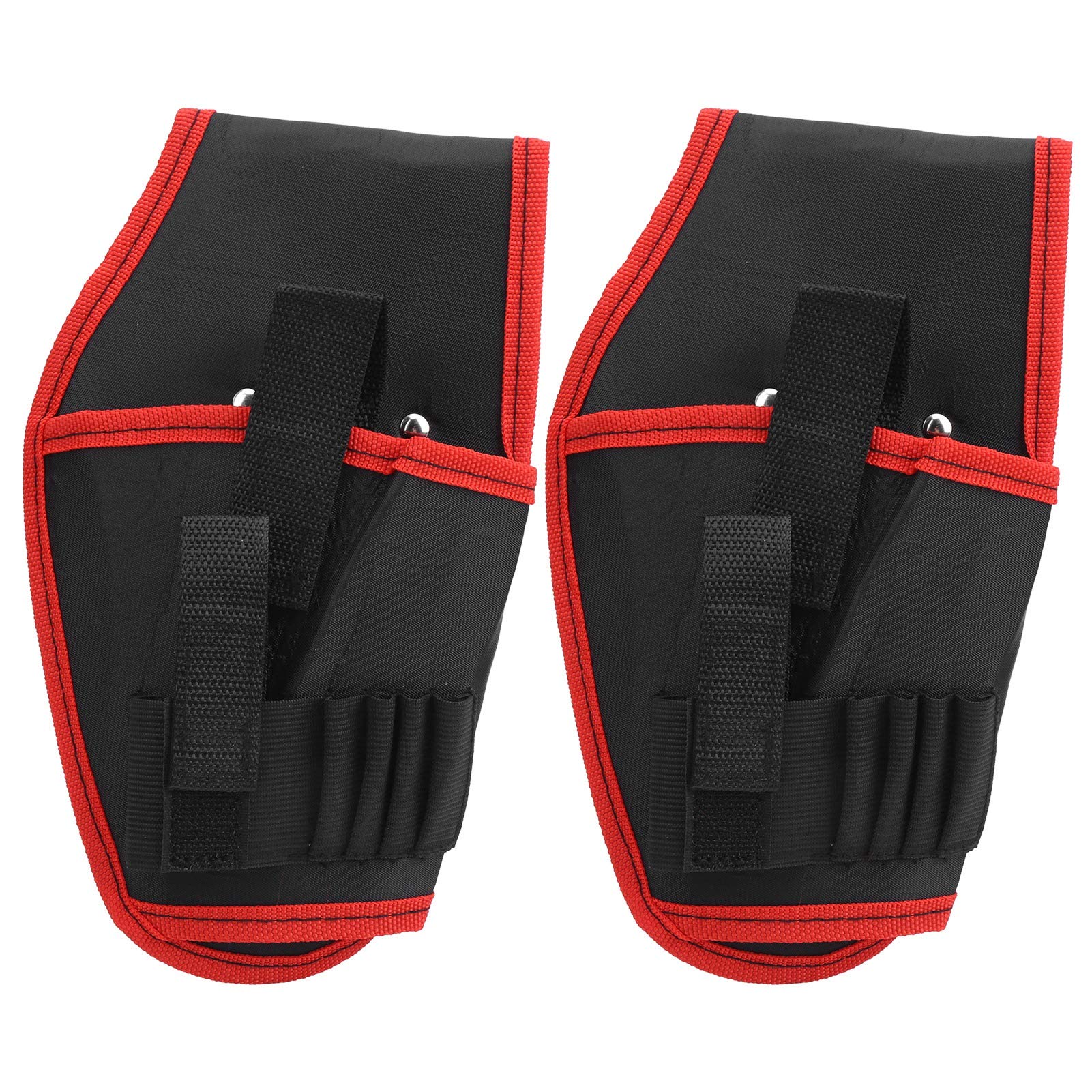 2PCS Electric Drill Belt Pouch - Portable Cordless Drill Tool Bag for Electricians & DIY Projects | Durable Multi-Pocket Organizer for Screwdrivers, Bits & Accessories | Perfect for Construction, Home Repair & Workshop Use