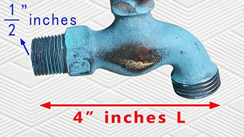 Decorative Brass Sunflower Leaf with Bee Garden Outdoor Faucet (Set of 2) - Perfect for Patio, Yard, and Garden Decor
