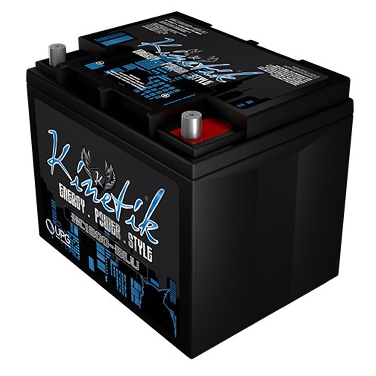 Lanzar VBP411 12V 1200W Car Audio Battery HC1200-BLU - High Power Deep Cycle Battery for Car Audio Systems, Subwoofers, and Amplifiers - Perfect for Car Audio Upgrades and Competition Sound Systems