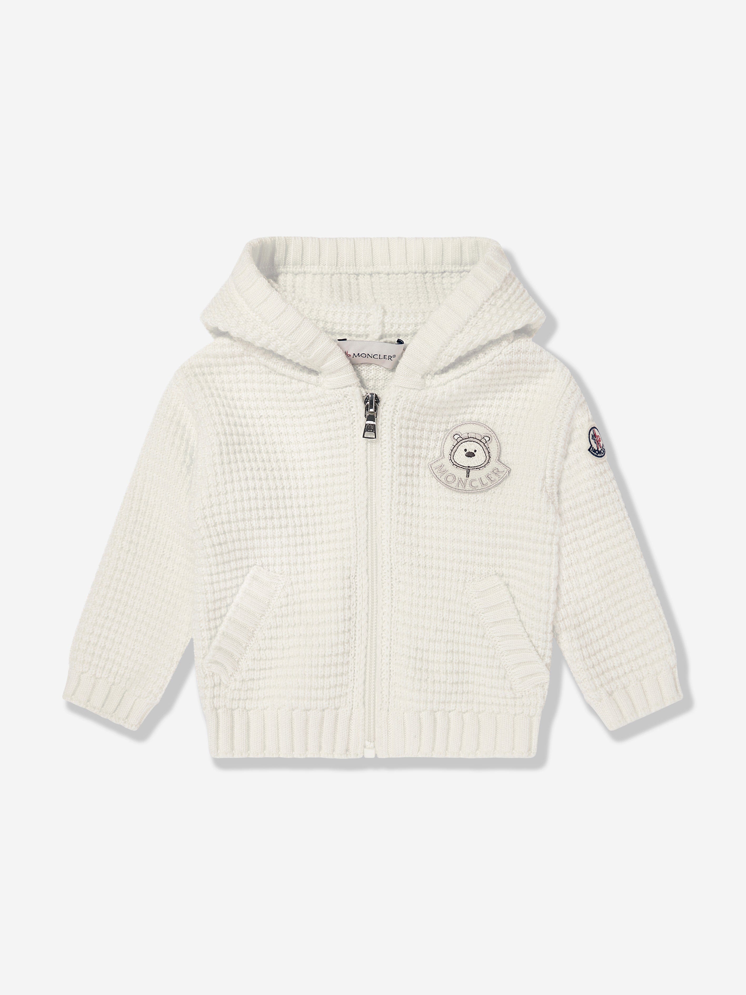 Soft Ivory Baby Wool Zip-Up Top – Cozy & Warm Winter Outfit for Infants & Toddlers | Perfect for Outdoor Play & Family Photos