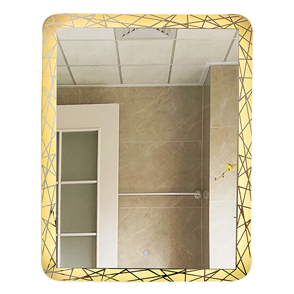 Smart LED Vanity Mirror with Flashing Backlight - Wall Mounted Anti-Fog Makeup Mirror with Touch Switch & Dimmable Lights for Bathroom, Bedroom, Home & Hotel Use