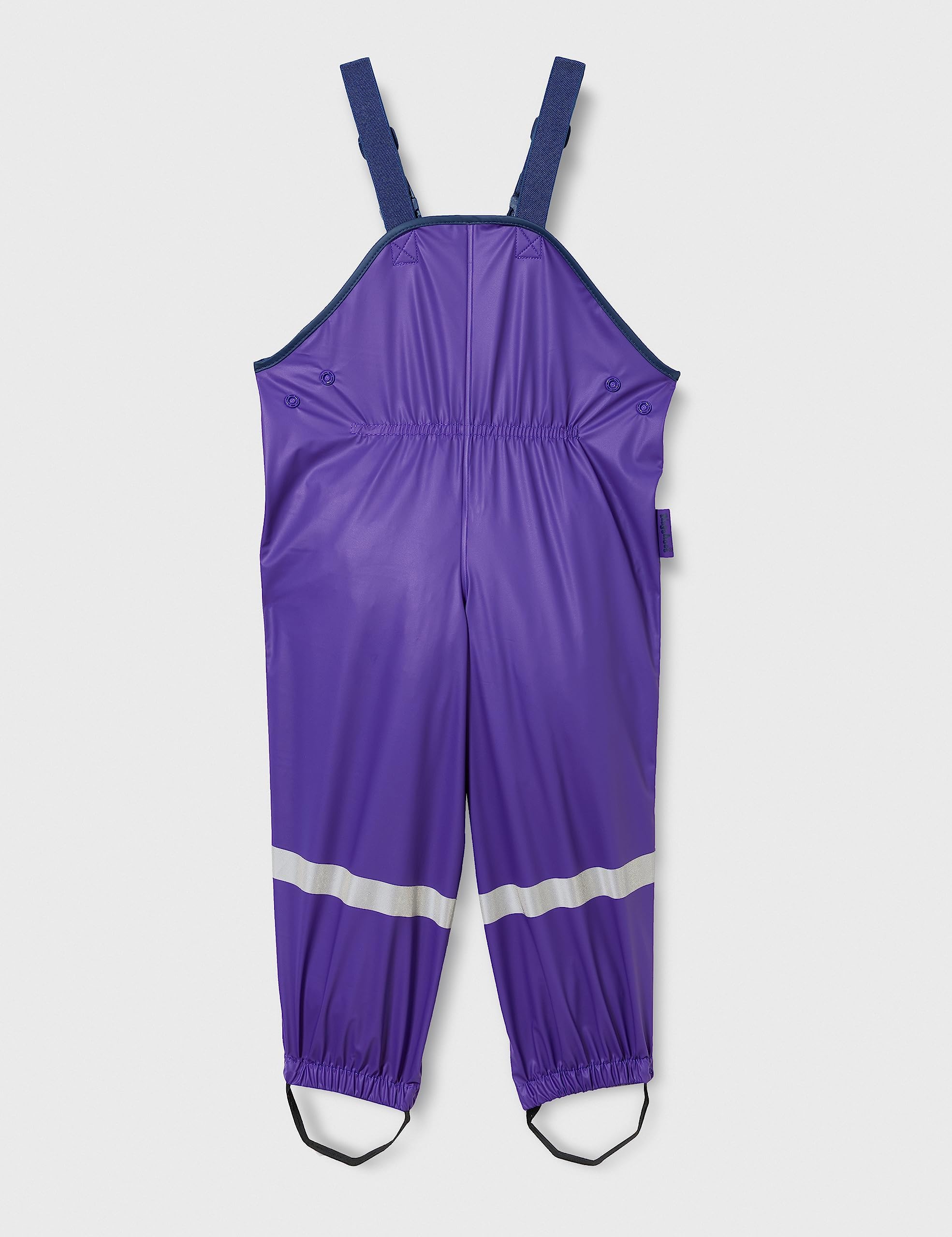 Waterproof Rain Pants for Baby & Kids - Unisex Overalls Dungarees (6-9 Months, Lilac) - Perfect for Outdoor Play, Rainy Days & Nursery School
