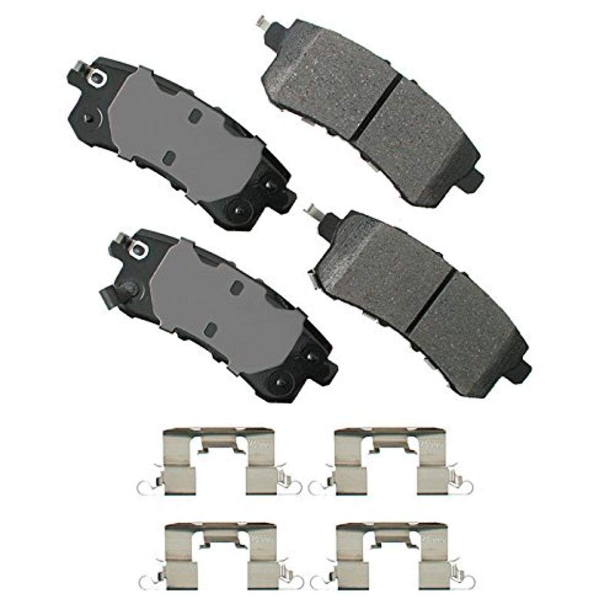 Akebono Ultra-Premium Ceramic Brake Pad Set - Low Dust, Quiet Performance - Perfect for Daily Commuting & High-Performance Driving