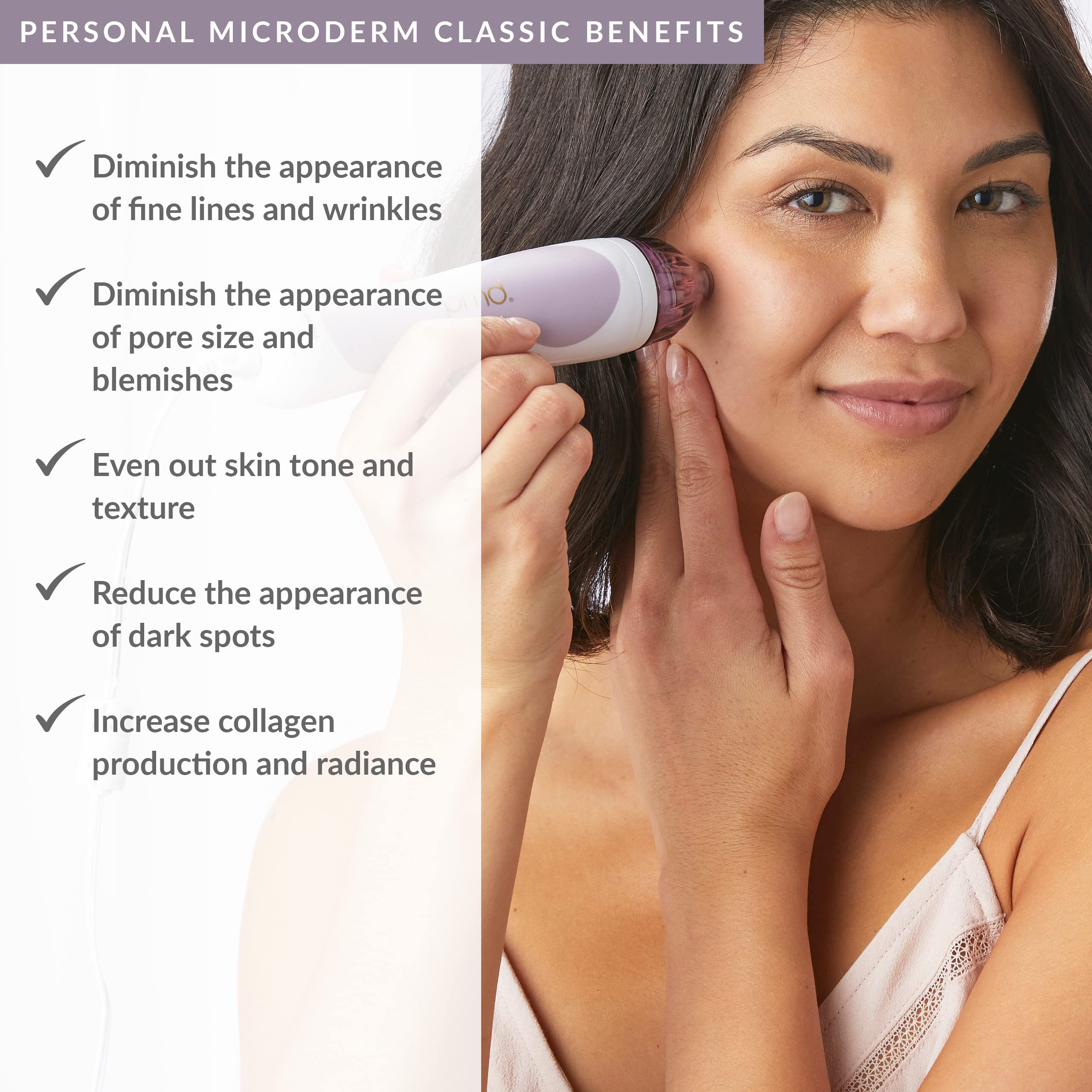 PMD Personal Microderm Classic - At-Home Microdermabrasion Machine Kit for Face & Body Exfoliation - Perfect for Anti-Aging, Acne Scars & Skin Renewal at Home or Salon