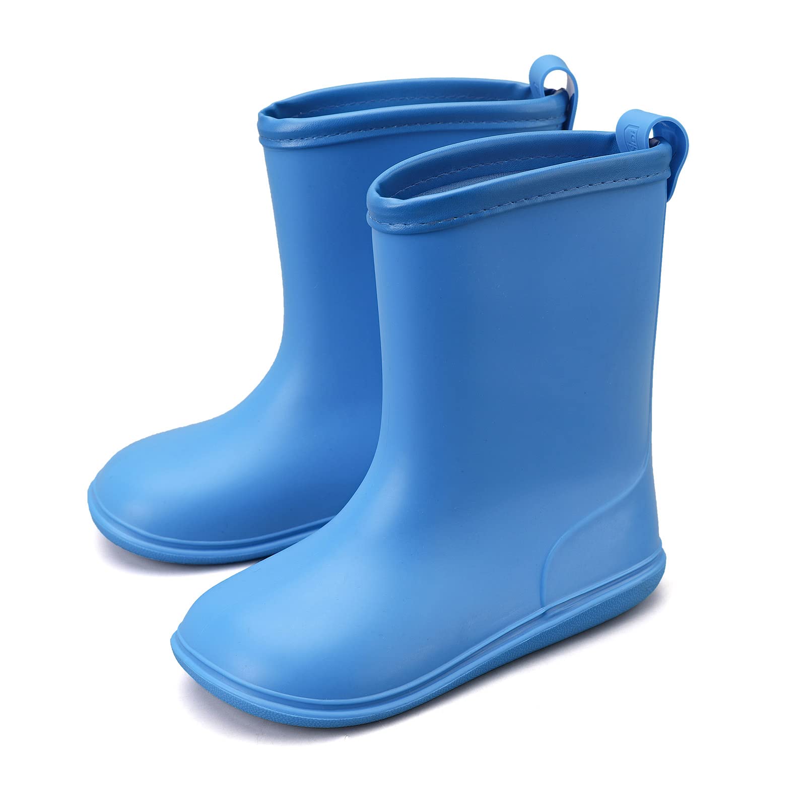 GIGIDIDI Kids Waterproof Rain Boots for Toddlers & Little Kids - Short Ankle Rain Shoes for Boys & Girls - Perfect for Puddles, Outdoor Play & Wet Weather