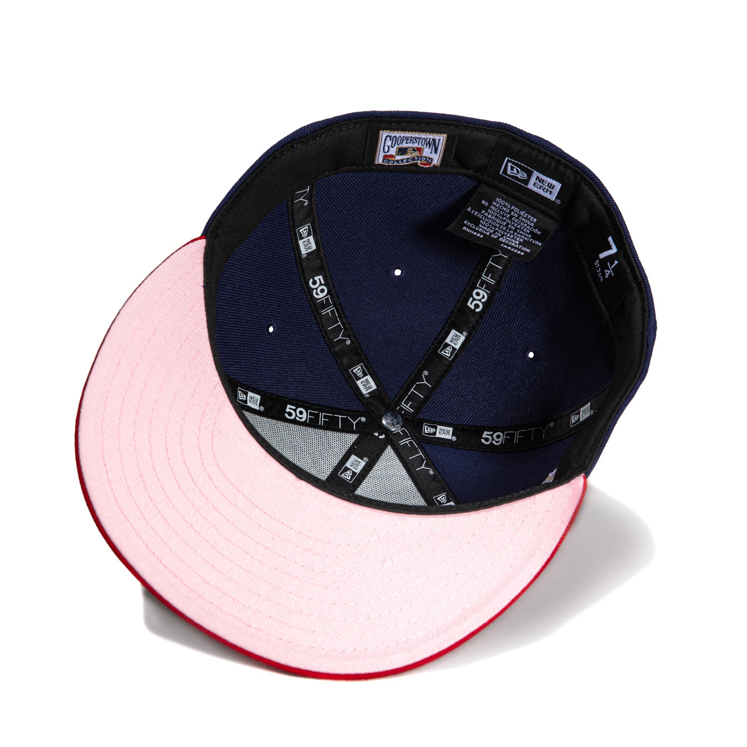 New Era 59Fifty Cleveland Guardians 2006 Spring Training Patch Snapback Hat - Light Navy & Red - Official MLB Baseball Cap for Men & Women - Perfect for Games, Collecting & Streetwear Fashion