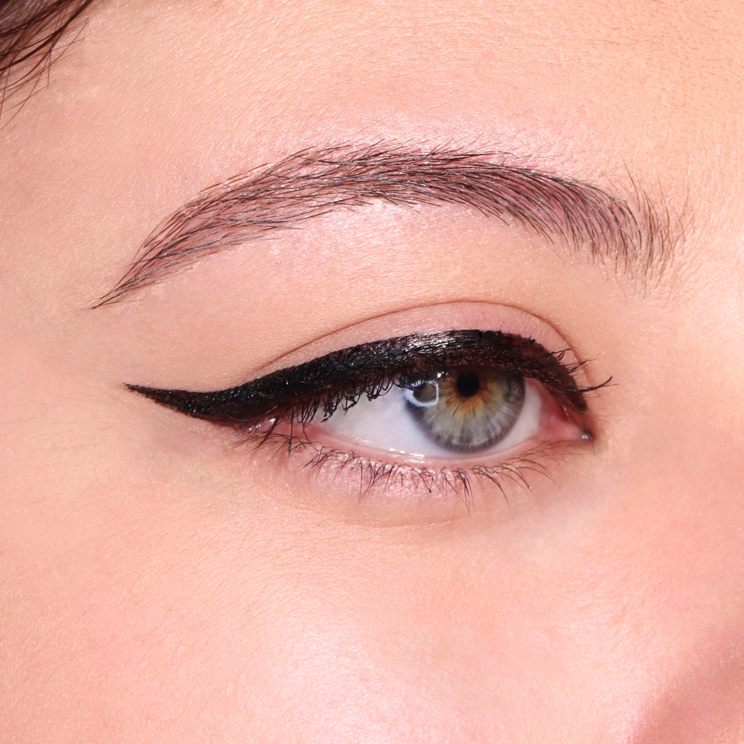 Precision Liquid Eyeliner 001 - Intense Black Waterproof Eye Liner for Winged & Cat Eye Makeup - Long Lasting Smudge Proof Liquid Liner for Professional & Everyday Use