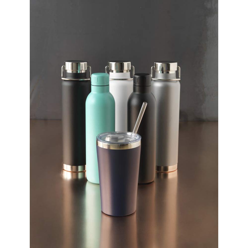 Thor Copper Vacuum Insulated Water Bottle - 32oz Leakproof Stainless Steel Thermos for Hot & Cold Drinks - Perfect for Hiking, Gym, Office & Outdoor Activities