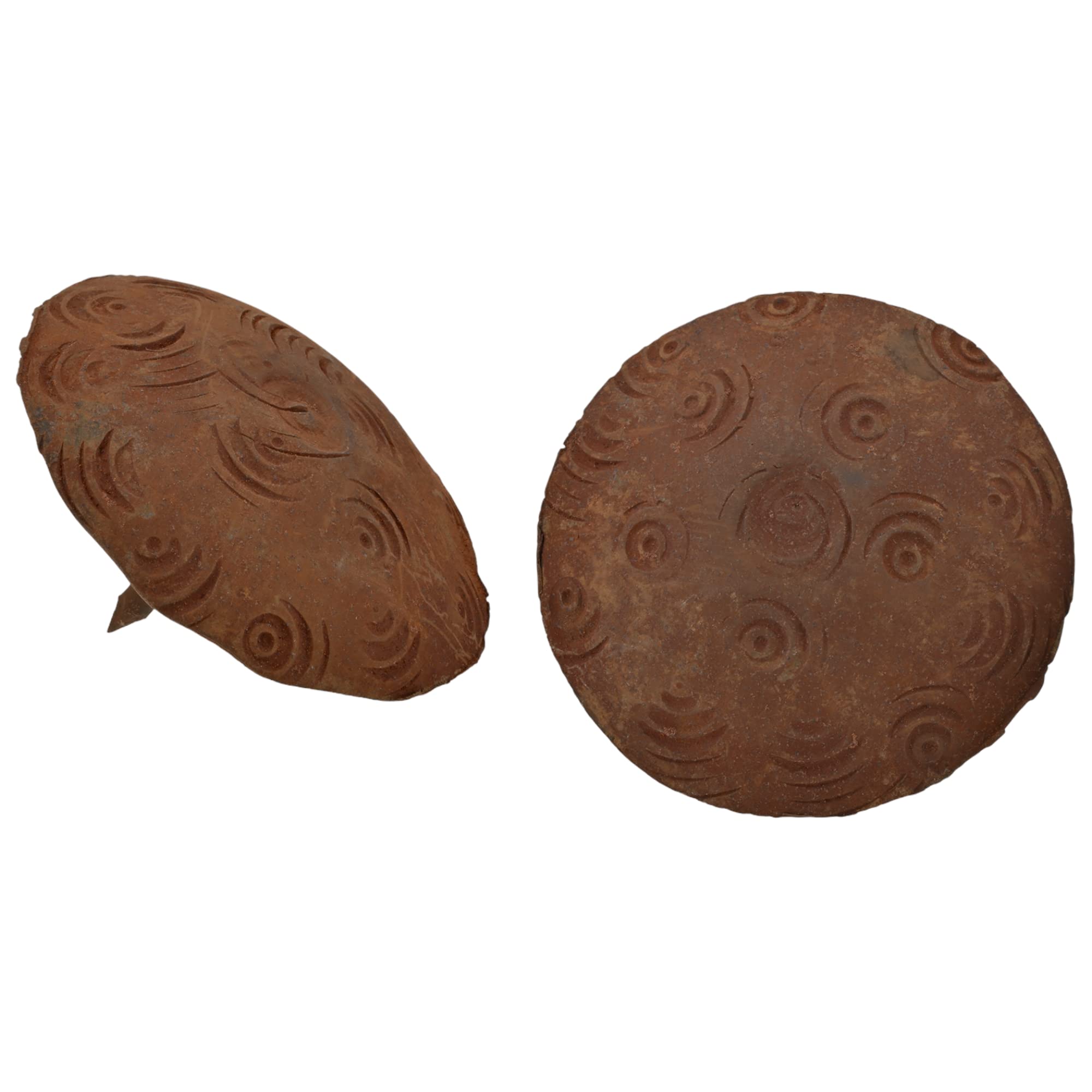 50 Pack 2 Inch Large Round Head Decorative Nails - Rusted Finish - Rustic Fasteners for Farmhouse Shutters, Barn Doors, Faux Wood Beams & Gates - Ornamental Hardware for DIY Home Decor Projects (Perfect for Rustic, Industrial and Vintage Style Interiors)