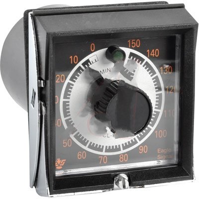 Eagle-Signal HP57A6 Timer 0-150 Minutes with Knob Reset, 120V - Perfect for Industrial Automation, HVAC Systems, and Electrical Control Panels