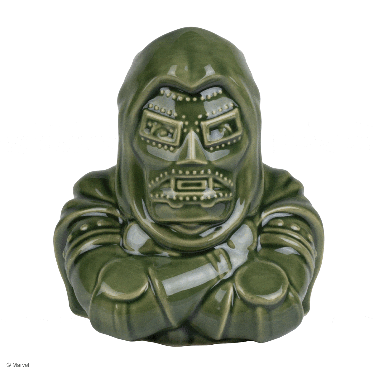 Doctor Doom Tiki Mug - Marvel Villain Collectible Cup for Cocktails & Home Decor | Perfect for Themed Parties, Marvel Fans & Home Bar Display
