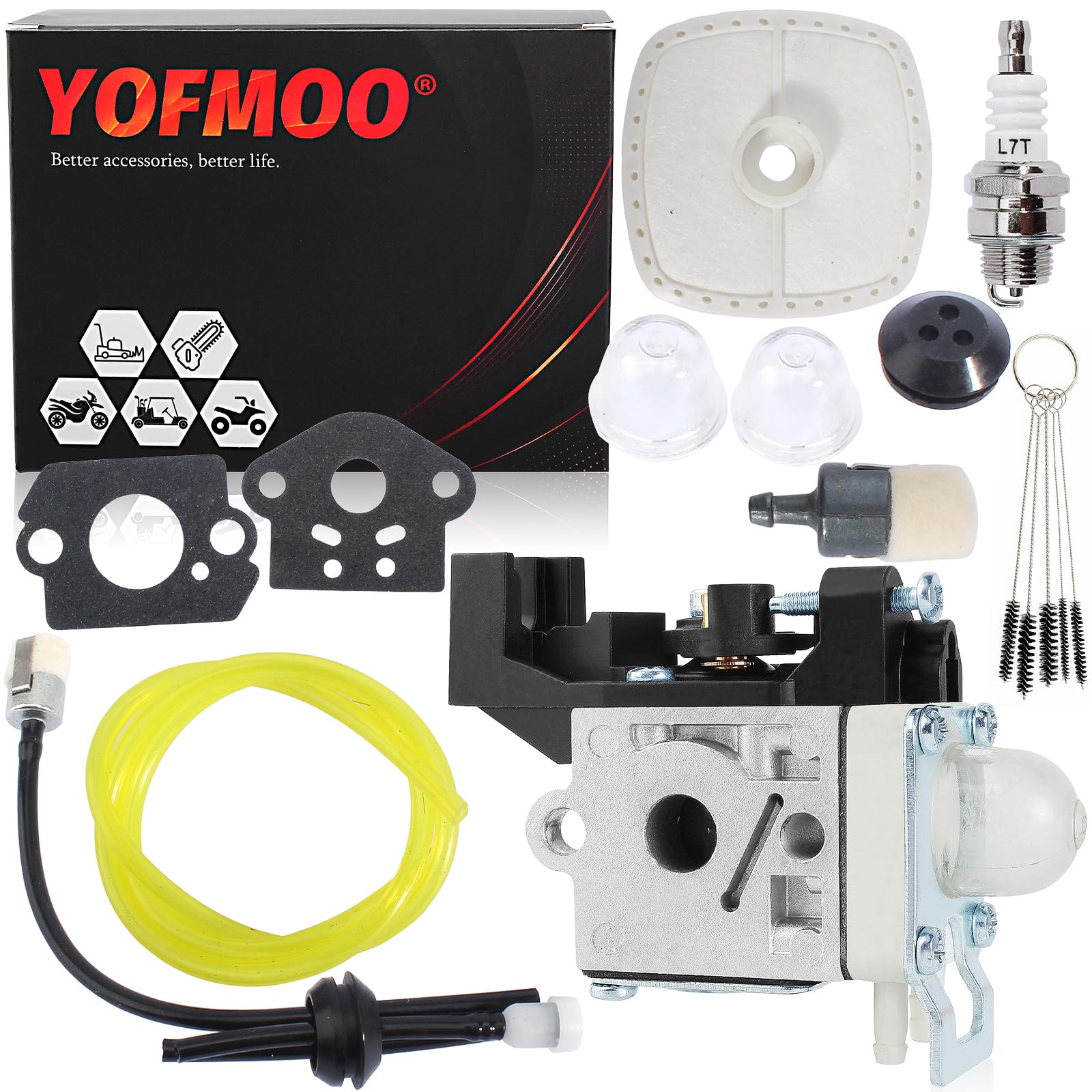 Zama RB-K92 RB-K92A Carburetor Replacement for Echo Shindaiwa HCR-161ES HRC-171ES HC152 DH232 DH235 HT232 Hedge Trimmer - Compatible with Part Numbers A021001671 A021001672 A021001673 - Perfect for Lawn Maintenance & Landscaping Tools