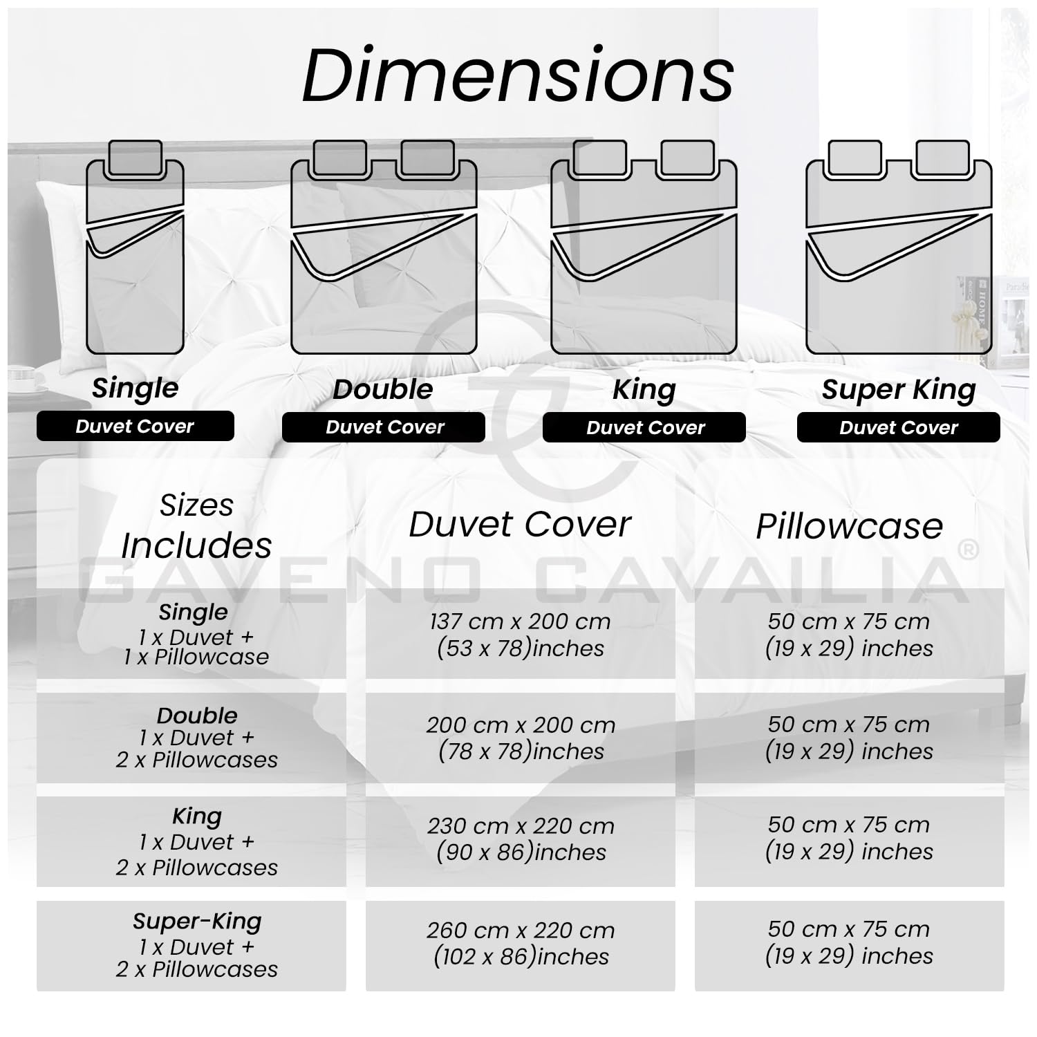 Luxury Diamond Pintuck King Bedding Set - Super Soft for Comfort