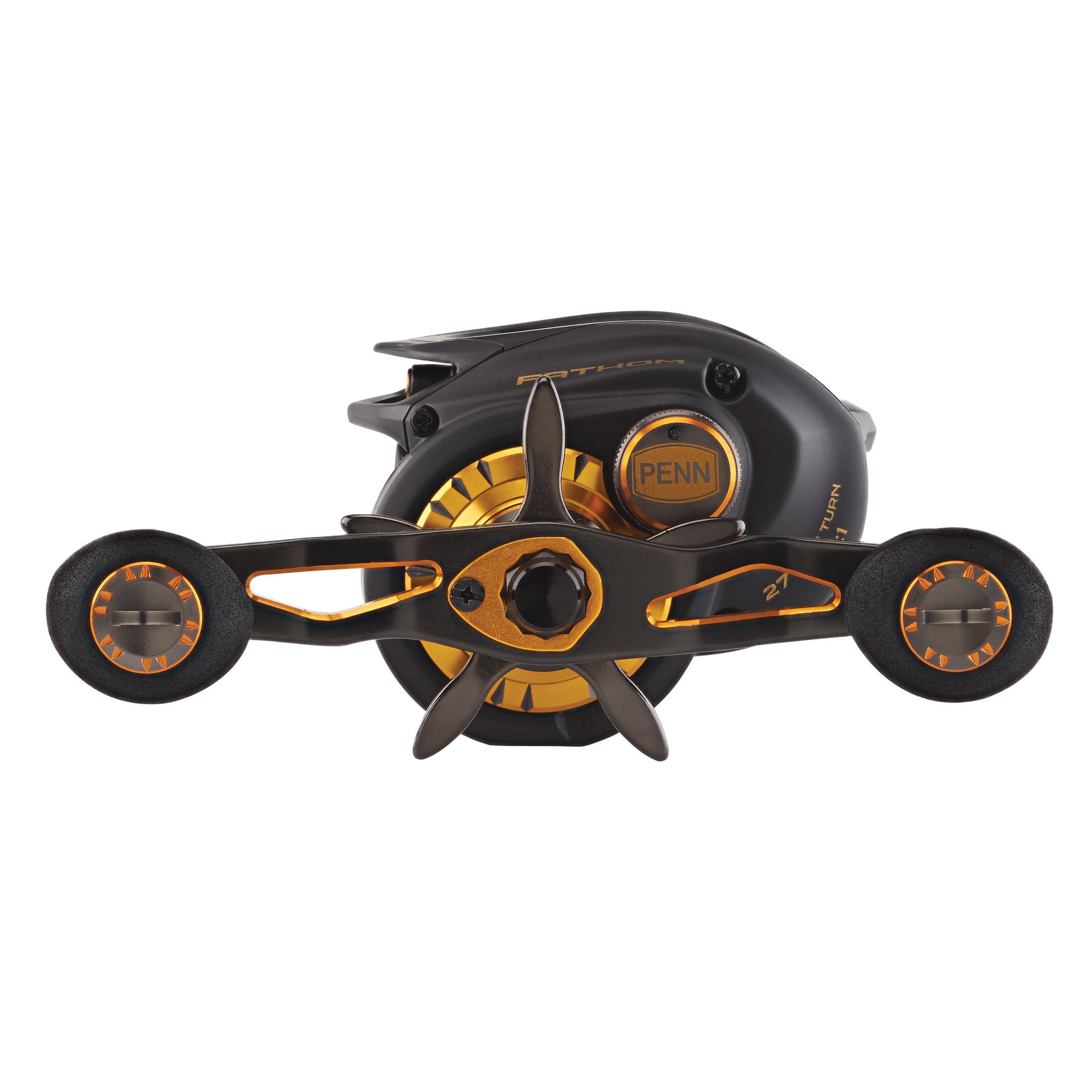PENN Fathom™ Baitcast Fishing Reel - Saltwater & Freshwater Fishing Gear for Offshore, Inshore & Bass Fishing