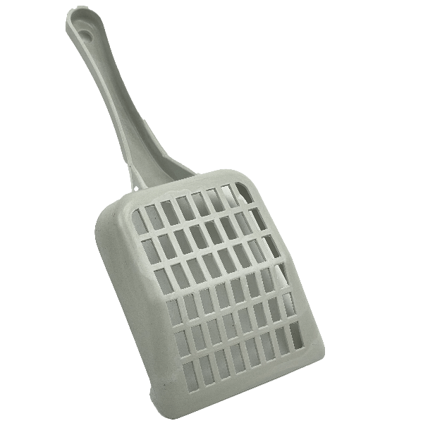 Here Kitty Strong Cat Litter Scoop - Durable Stainless Steel Litter Box Scooper with Ergonomic Handle for Easy Cleaning | Perfect for Multi-Cat Households & Large Litter Boxes