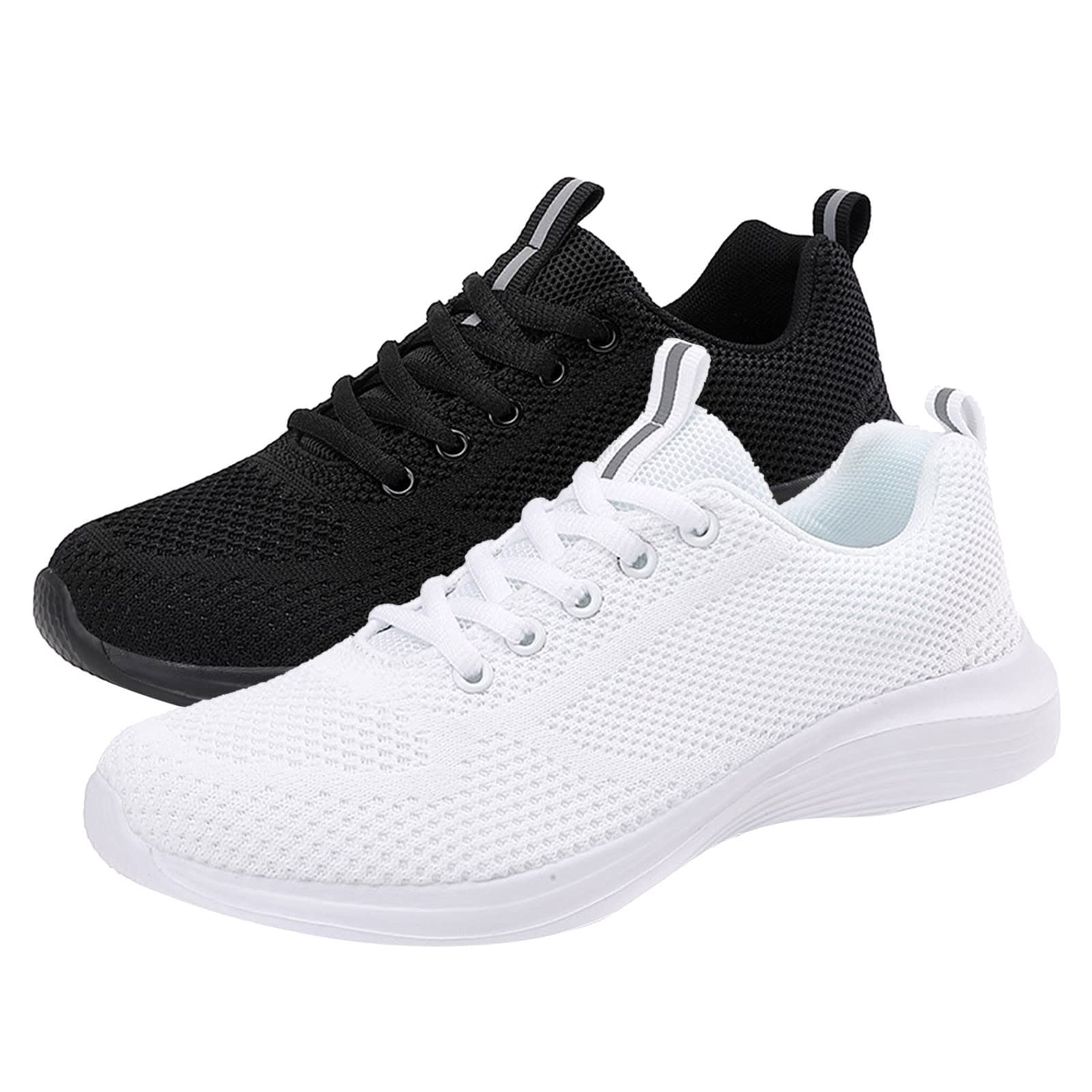 Best Women's Athletic Shoes for Running, Walking & Gym Workouts - Lightweight & Comfortable Sports Shoes for Women (C-Black) - Perfect for Jogging, Training & Daily Wear