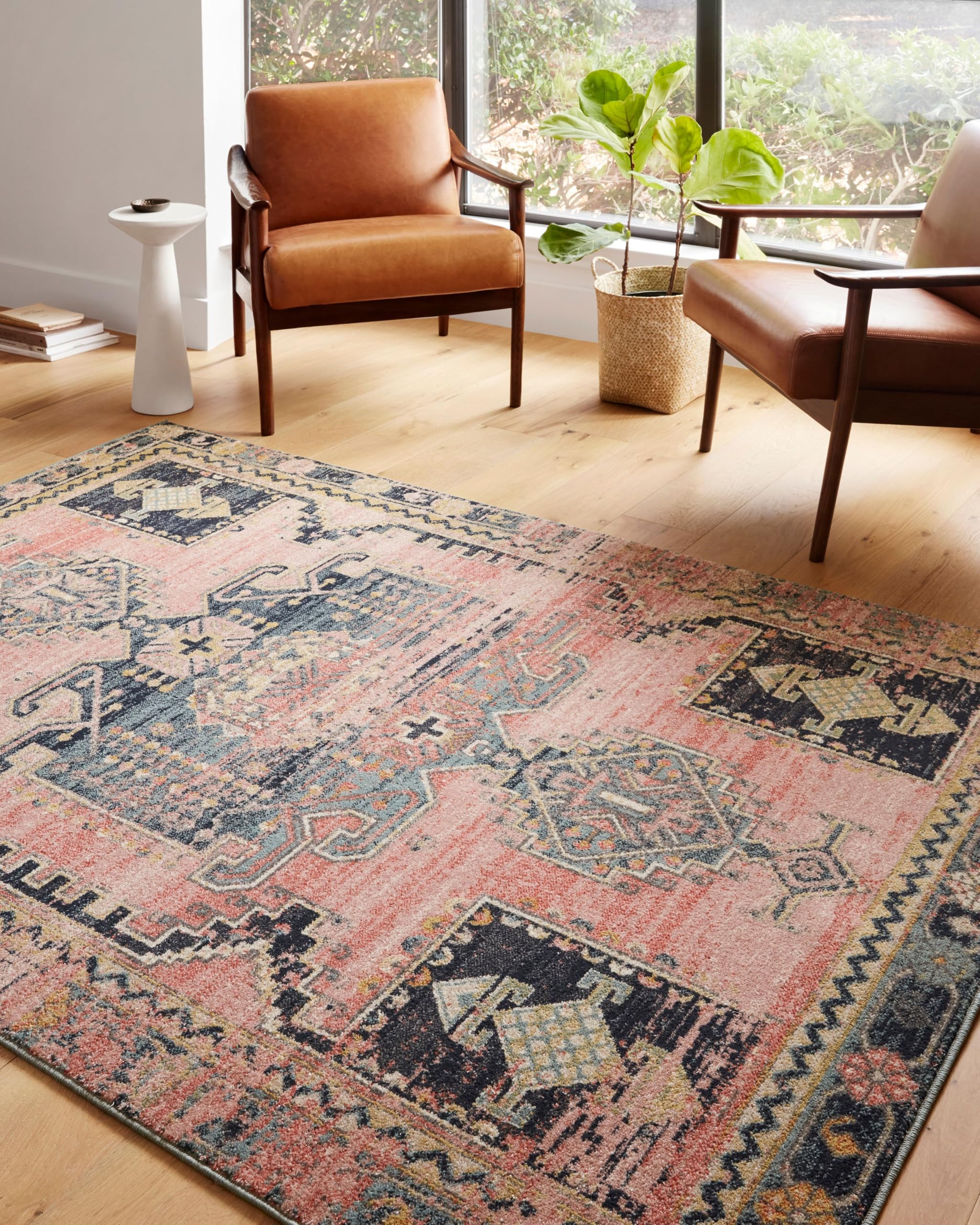 Loloi II Jocelyn Collection JOC-06 Rose/Rose Area Rug 9'6