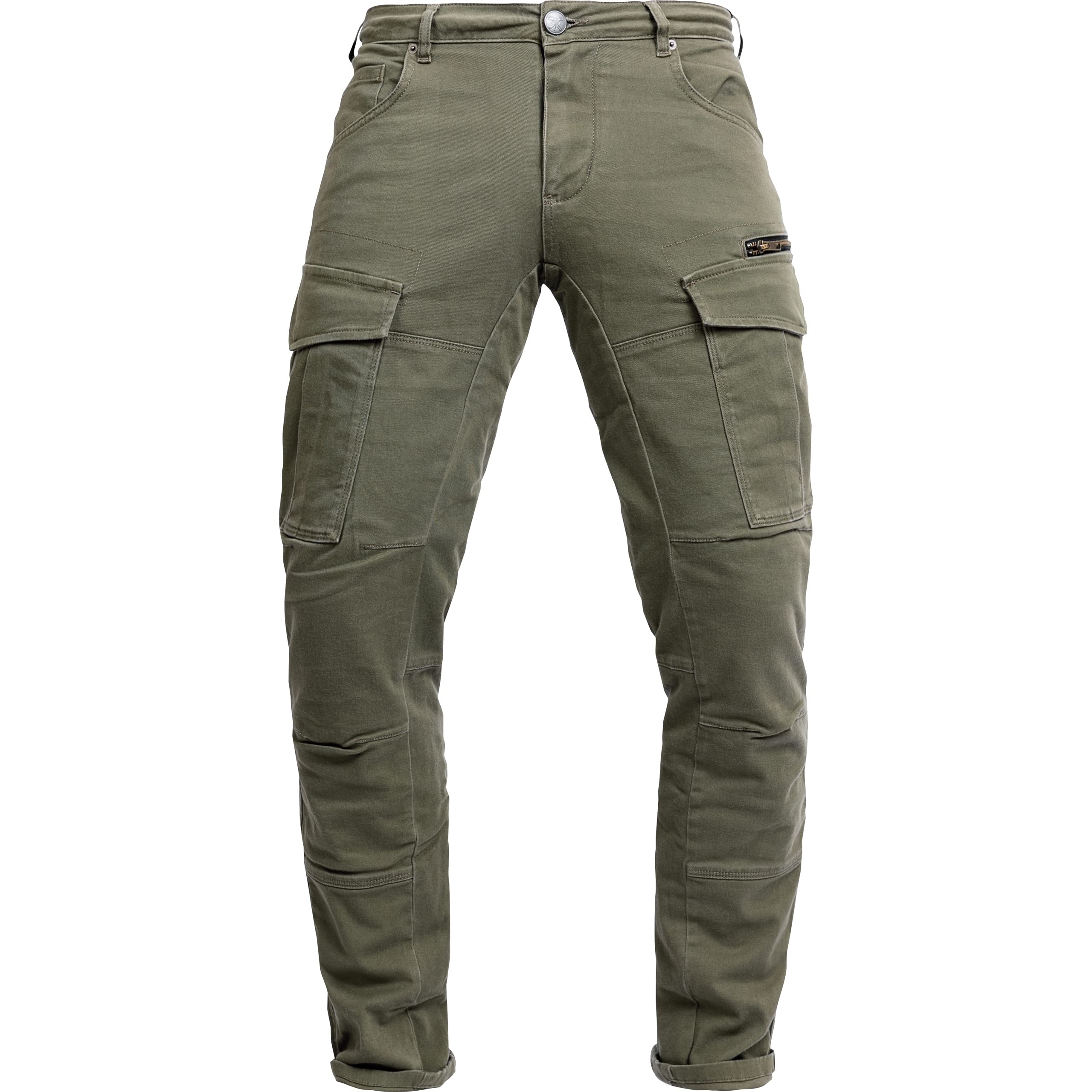 John Doe Stroker Cargo XTM Motorcycle Pants - Stretchable, Breathable Riding Pants with CE Armor Protectors for Men - Perfect for Street Biking, Commuting & Adventure Tours