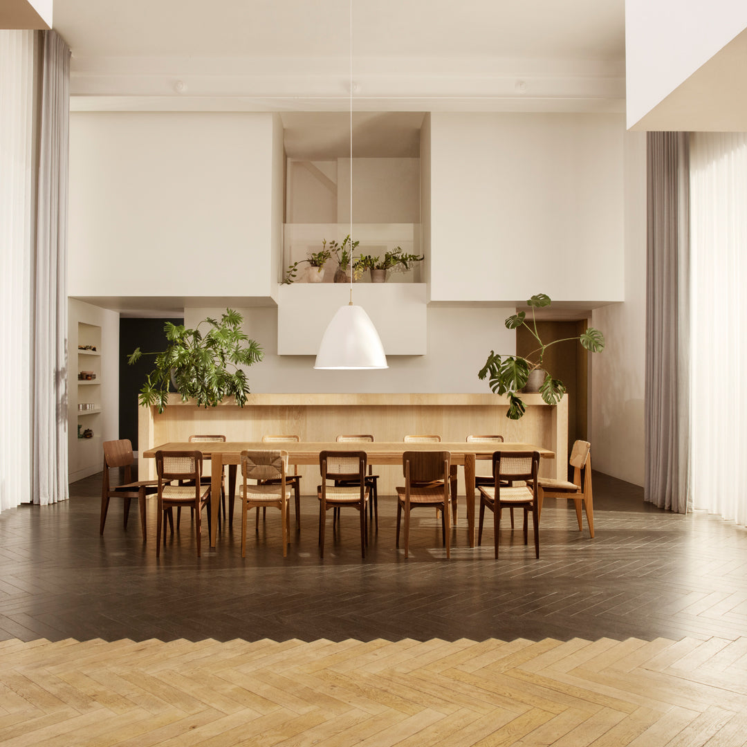 Modern C Chair Dining Chair with Durable Paper Cord Seat - Stylish & Comfortable for Kitchen, Dining Room, and Outdoor Use