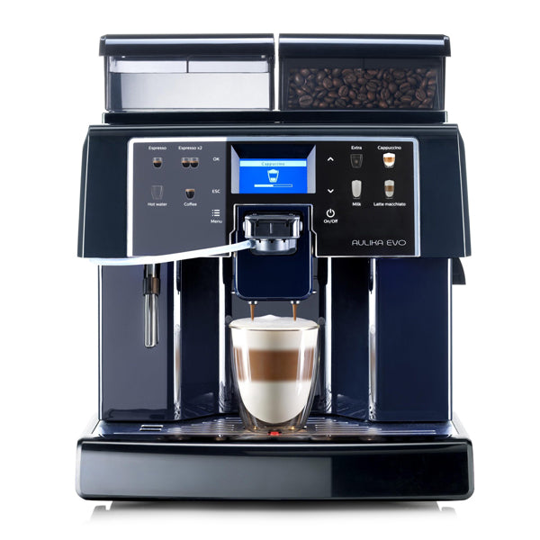 Saeco Aulika Focus Evo Super Automatic Espresso Machine - Brews Latte, Cappuccino & Coffee - Perfect for Home & Office Use