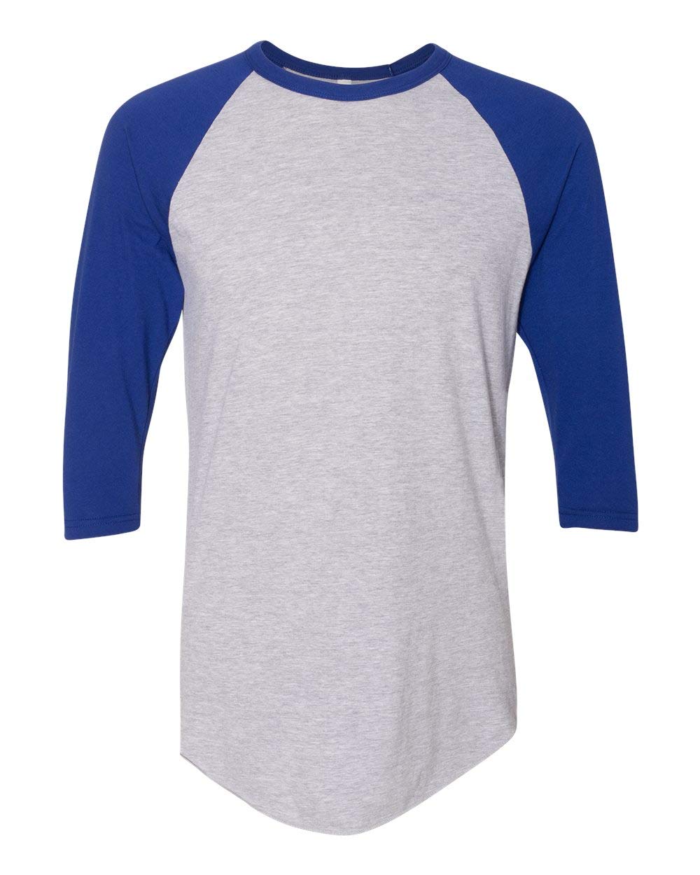 American Apparel Poly-Cotton 3/4 Sleeve Raglan Shirt - Comfortable Unisex Tee for Casual Wear, Sports & Everyday Outfits