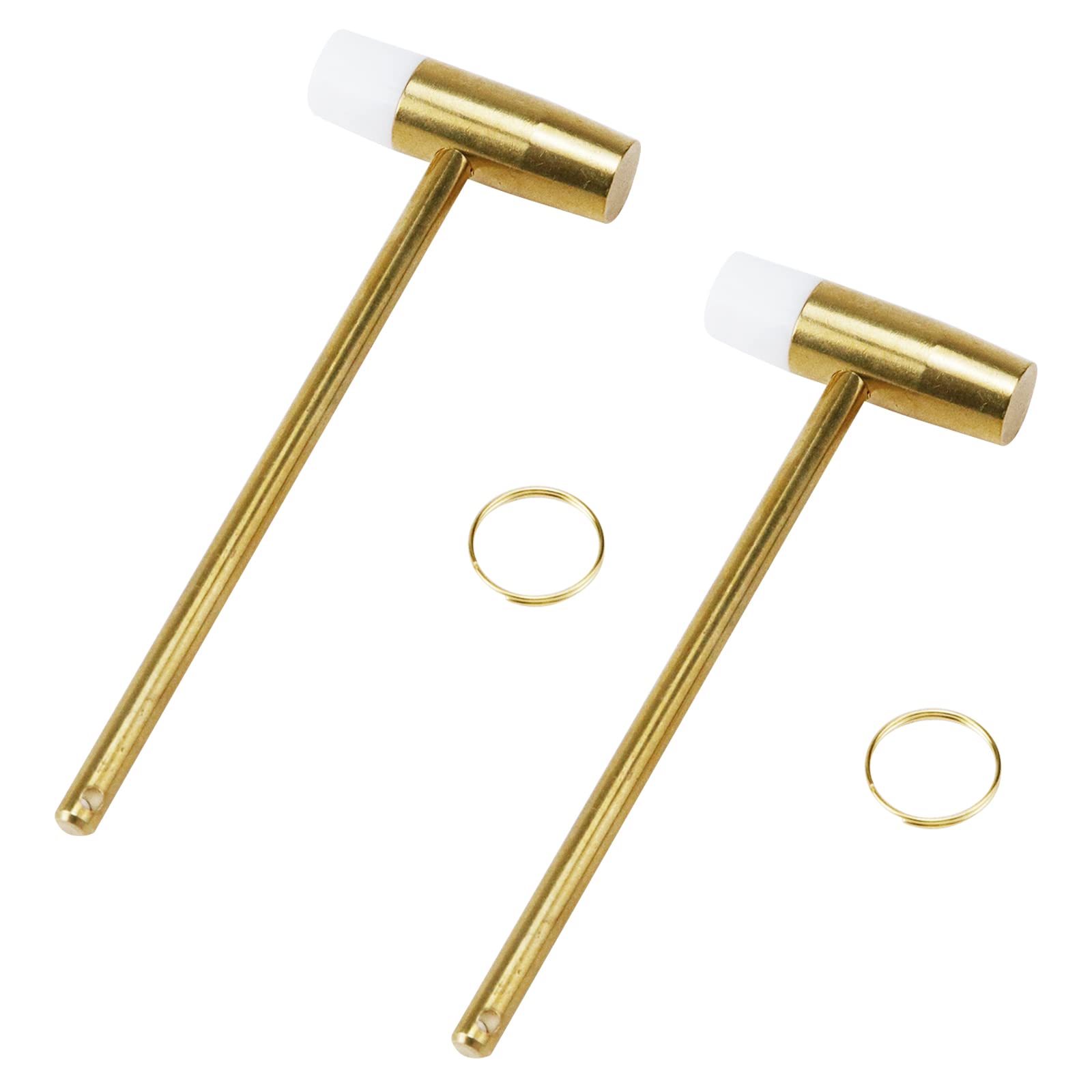 Double Head Mini Hammer for Watches & Jewelry - Gold - Perfect for Watch Repair & Crafting