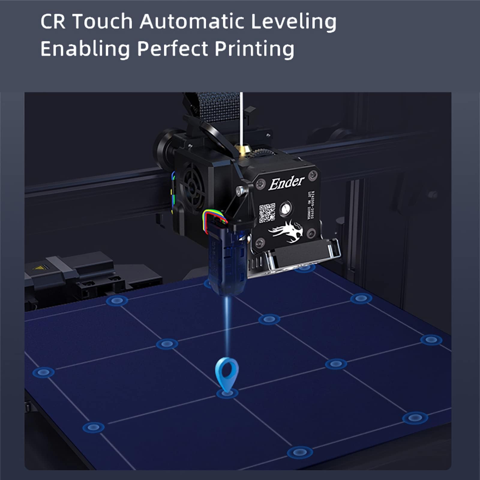 Official Creality Ender 3 S1 Pro 3D Printer with High-Temperature Nozzle, All-Metal Direct Drive Extruder & PEI Magnetic Bed - CR Touch Auto Leveling, 220x220x270mm Build Volume - Perfect for Home DIY Projects, Prototyping & Hobbyist 3D Printing