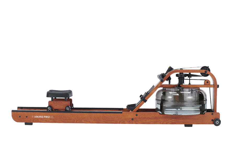 FluidRower Viking Pro XL Brown Rowing Machine - Premium Home Gym Equipment for Cardio & Full Body Workout | Perfect for Indoor Fitness, Weight Loss & Cross Training